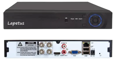Obrázok produktu pre Bezpečnostná kamera s CCTV, 4-kanálový 1080N DVR – HD video rekordér s HDMI a VGA výstupmi