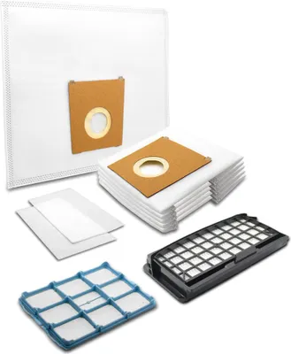 Produktbild von MisterVac 20 Stück Staubsaugerbeutel + Filter kompatibel mit Siemens VSQ4GP1267/01 Q 4.0