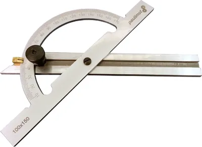 Produktbild von PAULIMOT Winkelmesser / Gradmesser mit verstellbarer Schiene 150 x 300 mm
