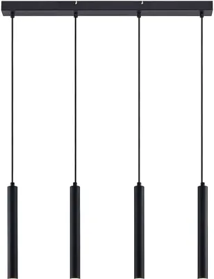 Produktbild von Arcchio LED-Hängeleuchte Kammeron, schwarz, Metall, 80 cm