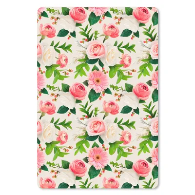 Produktbild von MuchoWow® Mauspad Mousepad Blumen - Rosen - Rosa 18x27 cm - Mousepads - Maus Mat - Pad - Mausunterlage
