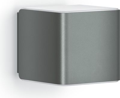 Steinel LED Außenleuchte L 840 C Connect, smarte Wandleuchte außen, bedienbar per App, Außenlampe dimmbar, 3000 K, Warmweiß, 9.1 W, Anthrazit