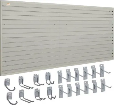 Productafbeelding van Famanu wandpanelen voor wandmontage - set van 8 stuks, inclusief bevestigingsmateriaal - 244x122 cm