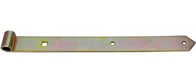 Produktbild von Ladenband 300 x 32 x 3,0 mm - Dorn 10 mm - Verzinkt - Robuste Torscharnier-Schiene