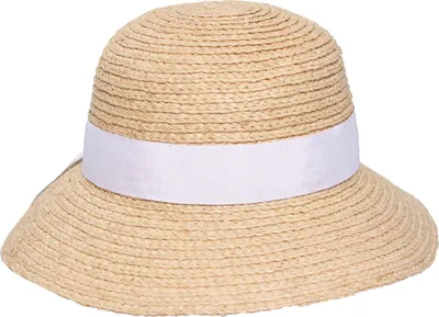 Loevenich modische Raffiaglocke in beige