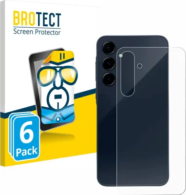 Produktbild von 6x Für Samsung Galaxy A35 5G (Rückseite) Schutzfolie BROTECT Displayschutz Display Schutz Folie Klar Transparent