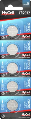 Produktbild von HyCell 5x Lithium Knopfzelle CR2032 3V - Knopfbatterien mit Qualität