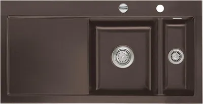 Produktbild von Flächenbündige Spüle MERA 100 F Siena Becken rechts - Excenterbedienung