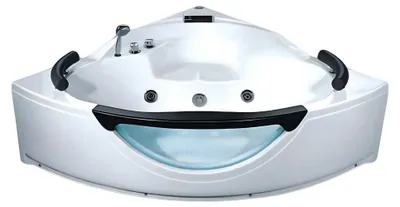 Image de Baignoire autoportante Baignoire bien-être Baignoire à hydromassage 156x156 cm