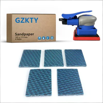 Produktbild von Schleifpapier Klett 75x100mm 180 Körnung 120 Stück für Schwingschleifer Holz Metall Kunststoff