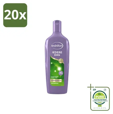Immagine prodotto di 20 flaconi di shampoo Andrélon "Ogni Giorno" - 450 ml - Confezione grande - 20 pezzi