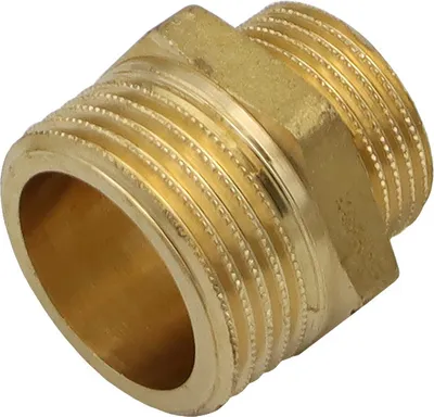Produktbild von Messing Fitting Reduziernippel 1" x 1/2" Zoll Reduzierung