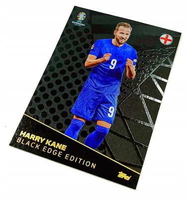 Produktbild von Match Attax Euro 2024 Germany Card. Be 3 Harry Kane / Black Edge