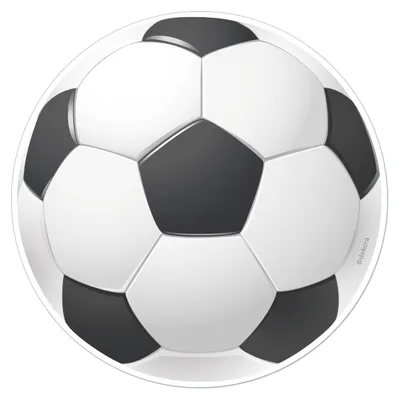 Produktbild von Dekora Fußball Essbarer Tortenaufleger 20cm
