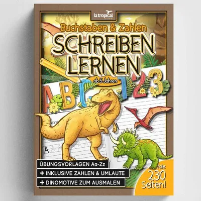 Produktbild von Buchstaben und Zahlen schreiben lernen ab 5 Jahren