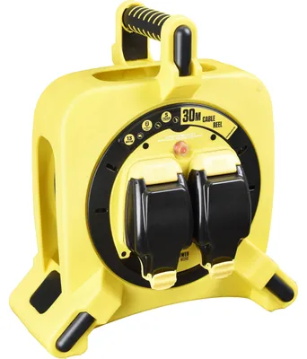 Obrázek produktu pro Masterplug HLU3013/2IPY Bubnový prodlužovací kabel 30m 2 zásuvky IP54