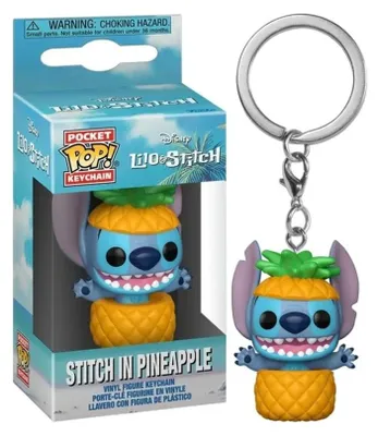 Obrázek produktu pro Funko POP! Keychain Lilo & Stitch Stitch in pineapple