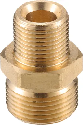Produktbild von Hochdruckreiniger-Anschluss, 16mm G3/8" zu M22x1.5 männlicher Adapter aus Messing Schraubenschlauchanschluss Universal für Hochdruckreiniger in Kupferton