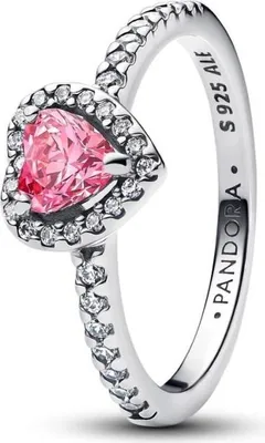 Immagine prodotto di PANDORA, anello modello "Elevated Pink Heart"