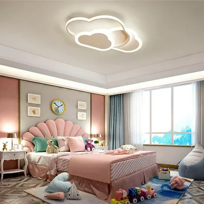 Produktbild von Lampa sufitowa w kształcie chmury Lampa sufitowa w kształcie chmury Żyrandol LED Lampa wisząca Pokój dziecięcy Lampa do salonu Cafe Biały
