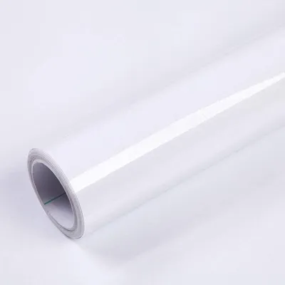 Productafbeelding van Wit zelfklevend behang, hoogglans, 40 x 10 m