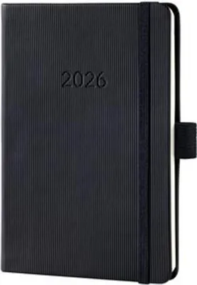 Image de sigel Calendrier de poche Conceptum 2026 env. DIN A6 noir