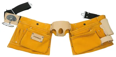 Produktbild von MONDELIN Werkzeuggürtel mit Zwei Ledertaschen