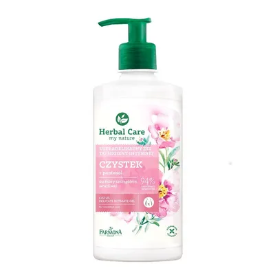 Zdjęcie produktu dla Farmona Herbal Care Ultradelikatny żel do higieny intymnej Czystek, 330ml
