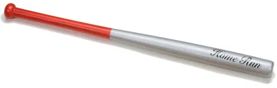 Produktbild von Engelhart Baseballschläger Holz Rot Silber 71cm