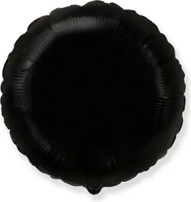 Obrázek produktu pro Kulatý fóliový balónek, černý, 46 cm