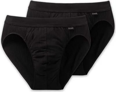 Produktbild von Schiesser unterhose unterwäsche basic klassisch 2er-Pack Authentic schwarz 7