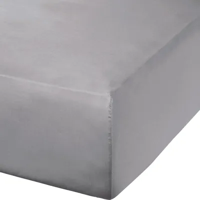 Produktbild von Erwin Müller Spannbettlaken Landshut" silber 190x200 cm - 200x200 cm"
