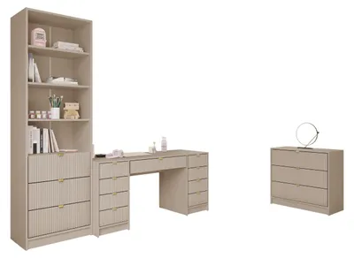 Produktbild von MIRJAN24 Wohnzimmer-Set Tireno VI, Wohnzimmer vom Hersteller (Farbe: Sandbeige)