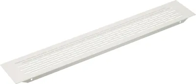 Produktbild von GTV Premium Lüftungsgitter W80 Alu 80x480mm Abgerundet – Robustes Möbelgitter & Sockelblende