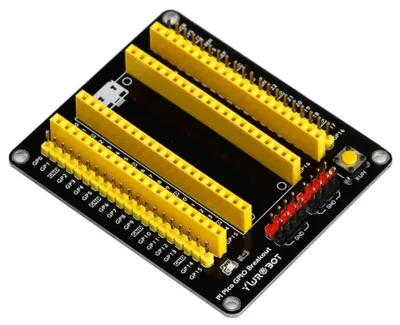 Produktbild von Elecrow Raspberry Pi Pico GPIO Expansion Board, 40 GPIO-Pins, I2C/UART, 3,3V-5V