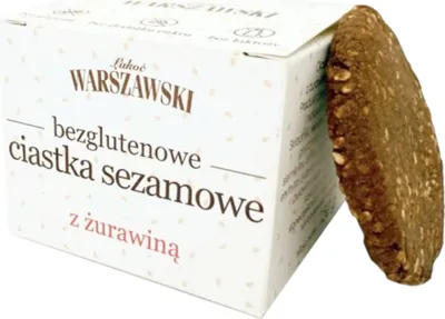 Obrázok produktu pre Varšavské sušienky - sezamové s brusnicami 150g