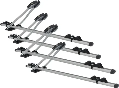 Produktbild von 4x universeller Dachfahrradhalter Auto Fahrradträger - VDP Roma - Dach Fahrradhalter für Auto - abschließbar - für 4 Fahrräder