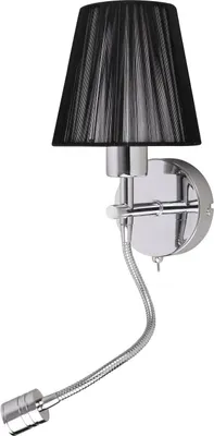 Obrázek produktu pro Nástěnné svítidlo s vypínačem na husím krku E14 + LED lampa na čtení postel Nástěnné svítidlo ložnice