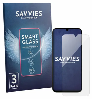 Produktbild von 3x Savvies Schutzglas Folie für Xiaomi Poco C85x 9H Panzer Schutzfolie Glas Displayschutz klar transparent