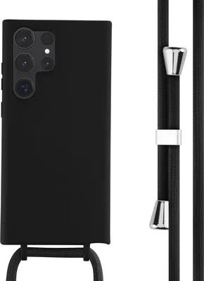 Immagine prodotto di Custodia in silicone imoshion con cinturino Samsung Galaxy S23 Ultra - Nero