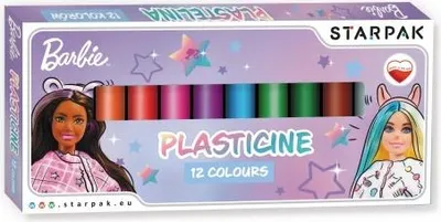 Produktbild von Starpak Schulplastik 12 Farben Barbie
