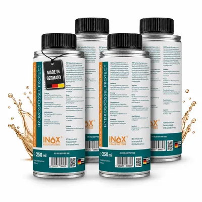 Produktbild von INOX® Hydrostößel Care Additiv, 4x250ml - Auto Motor Reinigung und Pflege, KI-generiertes Bild