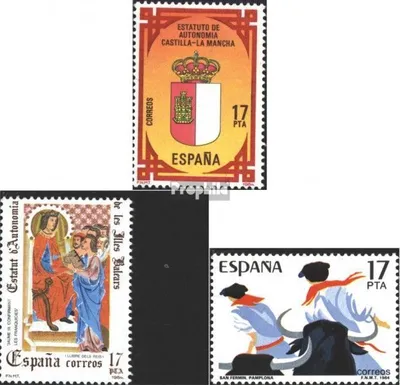Produktbild von Briefmarken Spanien 1984 Mi 2637,2640,2641 (kompl.Ausg.) postfrisch Sondermarken