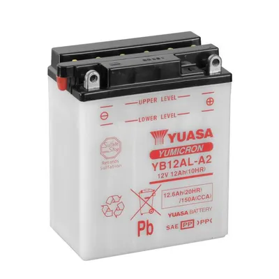 Image de YUASA YB12AL-A2 Batteries 12 AH