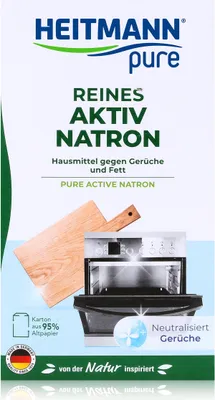 Produktbild von Heitmann pure Reines Aktiv Natron 450g neutralisiert Gerüche (1er Pack)