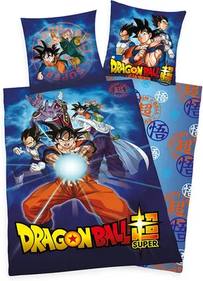 Produktbild von Herding Dragonball Super Bettwäsche 135x200cm Renforcé Bettwäsche 80/80+135/200 cm