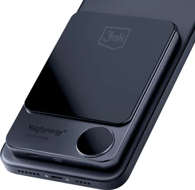 Produktbild von 3mk MagSynergy 5000 mAh USB-C / Lightning Powerbank für iPhone Huawei Samsung Xiaomi kompatibel mit MagSafe