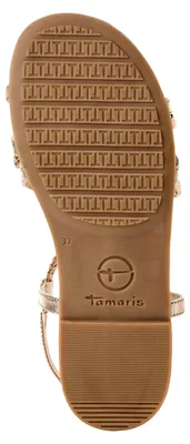 Zdjęcie produktu dla Sandały Tamaris, sandały miejskie z 25 mm obcasem w kolorze beżowym, rozmiar 39