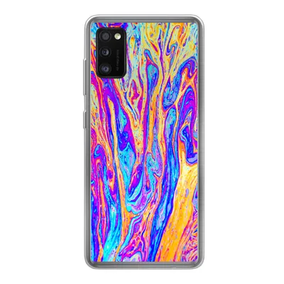 Produktbild von MuchoWow® Handyhülle Schutzhülle Hülle für Samsung Galaxy A41 Kunst - Farben - Psychedelisch Silikon Softcase Handy Hülle - Mobiltelefon