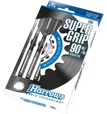 Image de Harrows Fléchettes Supergrip 90 steel 23g Supergrip